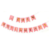 3505-0198 У Гирлянда-буквы "З днем народження" розовая