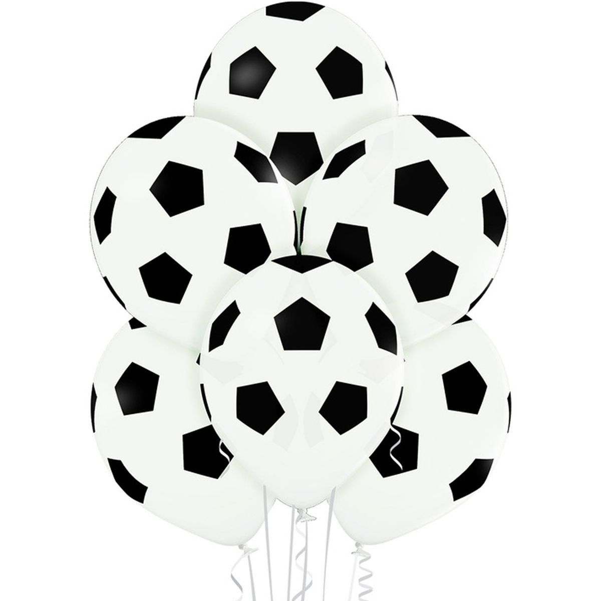 1103-2052 B105 Мяч футбольный черно-белый 30 см