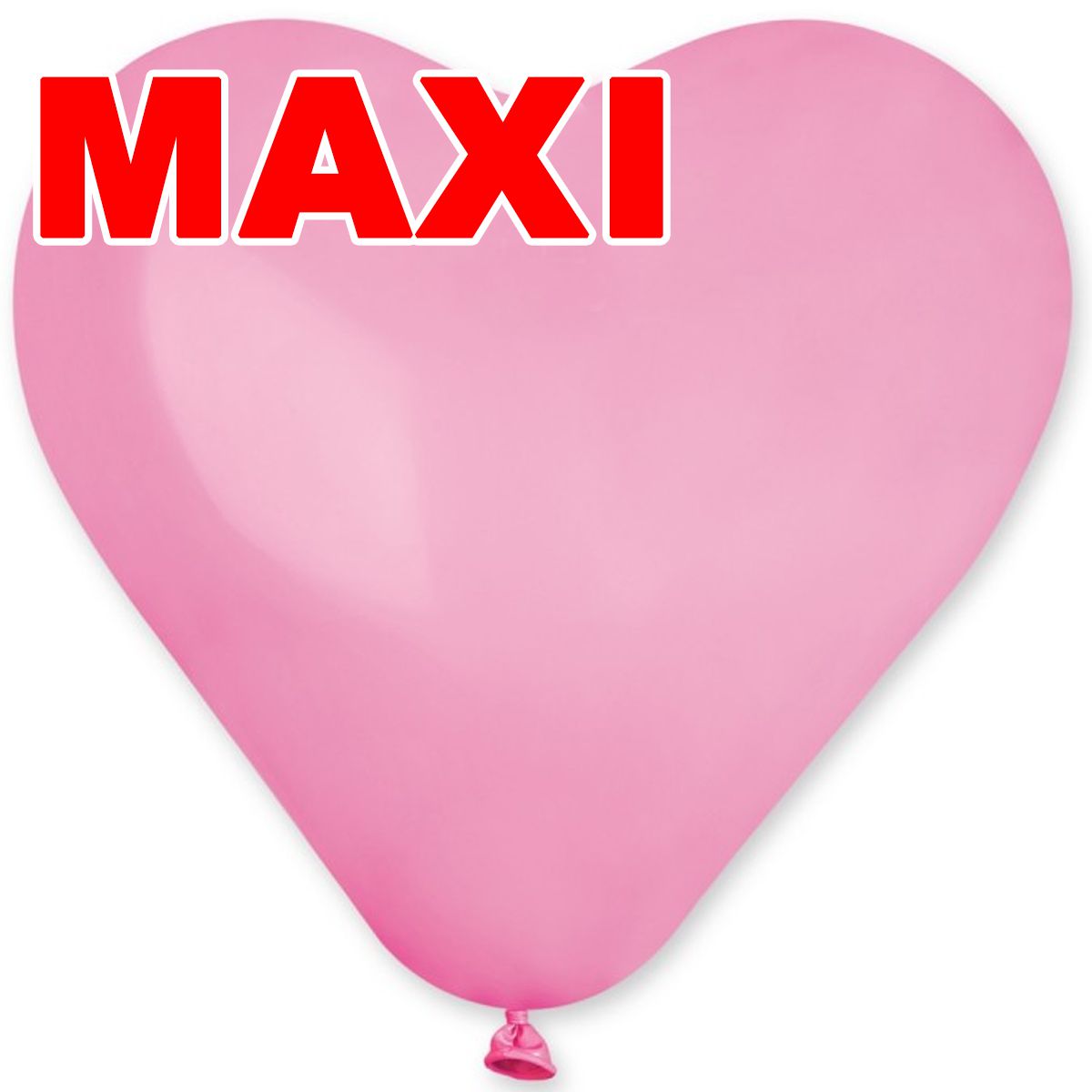 1105-0011 І Серце 10"/57 Пастель рожеве Pink MAXI 500 шт
