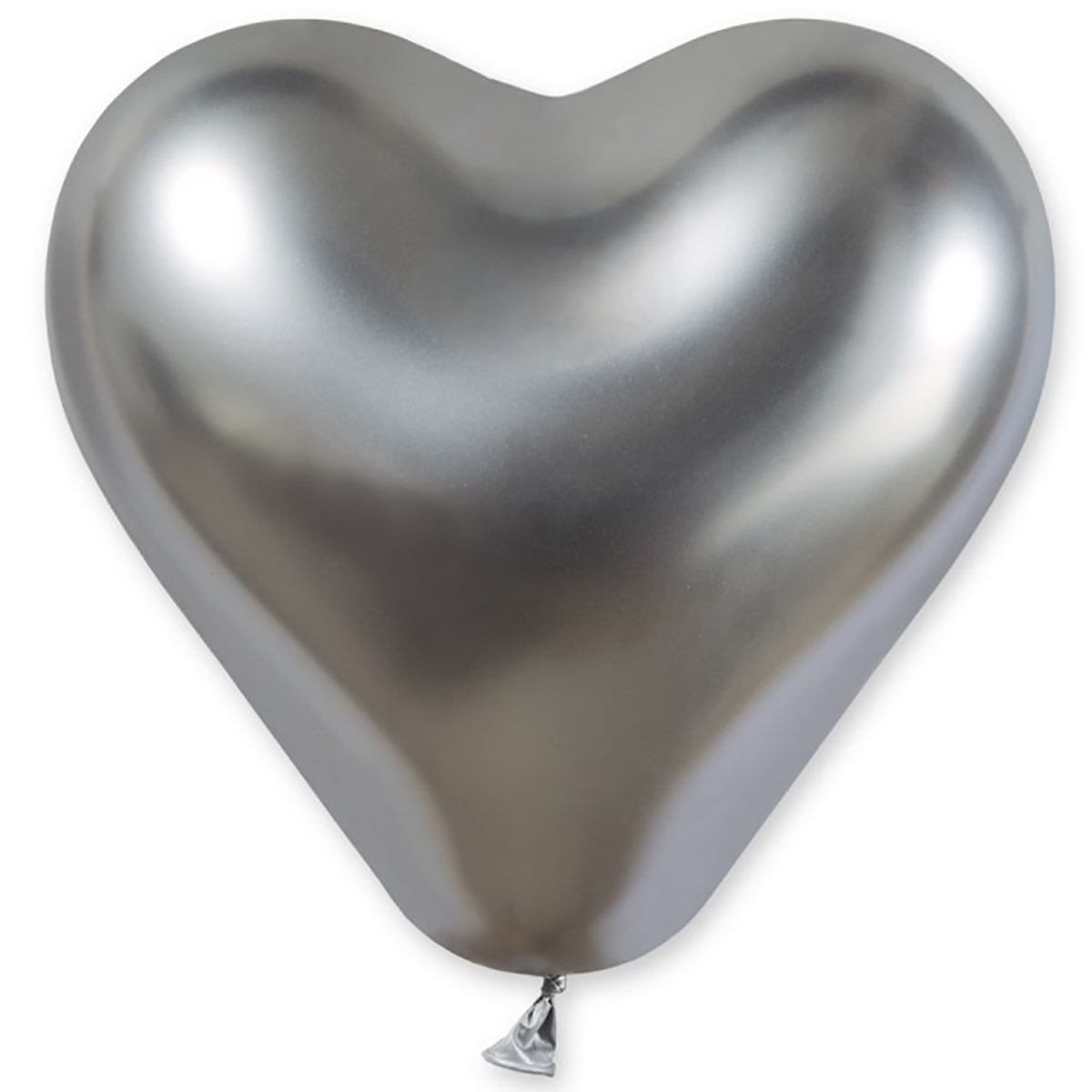 1105-0412 І Серце 12"/88 хром сріблястий Shiny silver