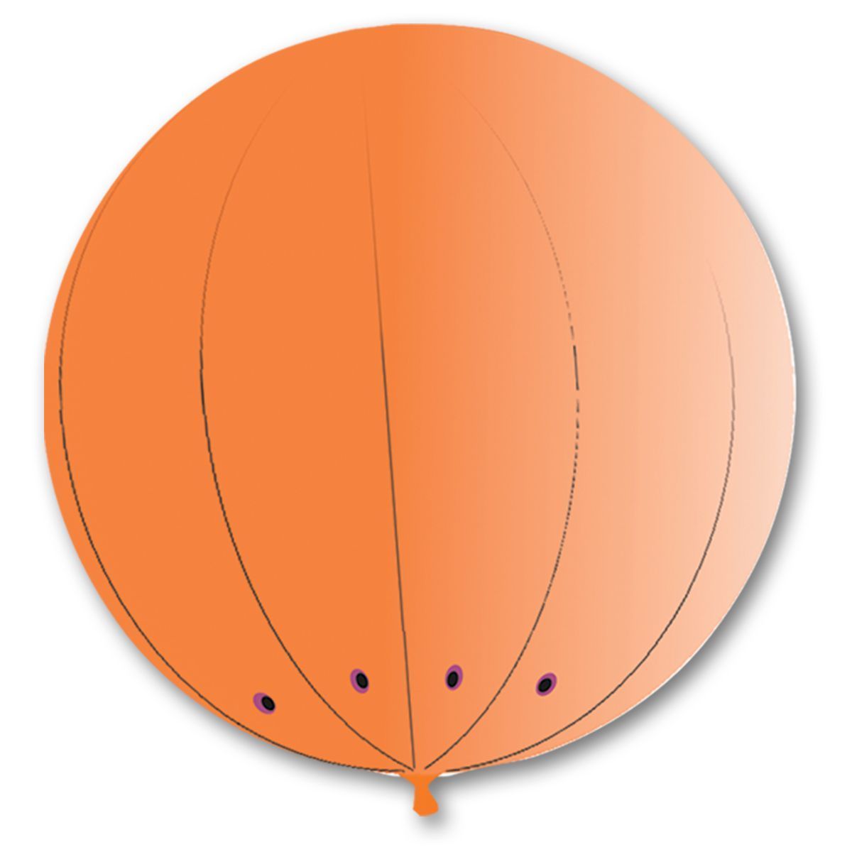 1109-0400 Гигант сфера 2,1 м оранжевый/G