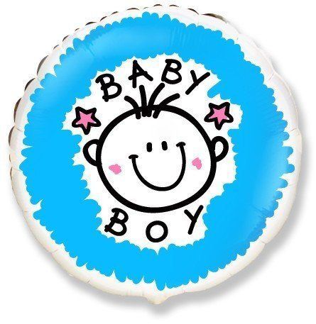 1202-3040 Ф 18" Baby  Boy(FM)