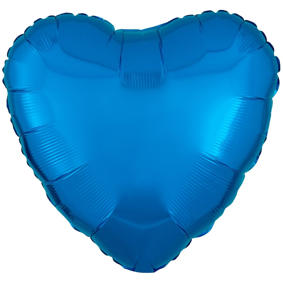 1204-0031 А Б/М Серце 18" Металік синє Blue S15