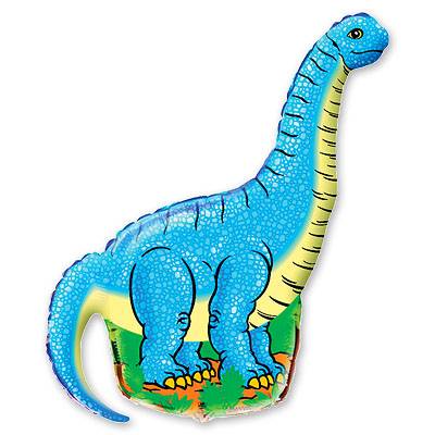 1207-0456 Ф ФИГУРА/11 Динозавр голубой(РМ)