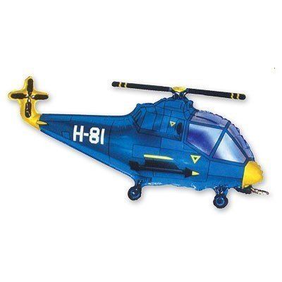 1207-0941 Ф Вертоліт синій
