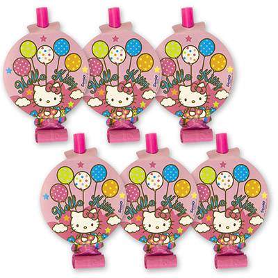 1501-1615 A Язички-гудки Хелло Кітті Hello Kitty 8 шт