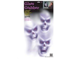 1501-3341 Декорация Призраки Glass Grabber 61x31см 3шт/А
