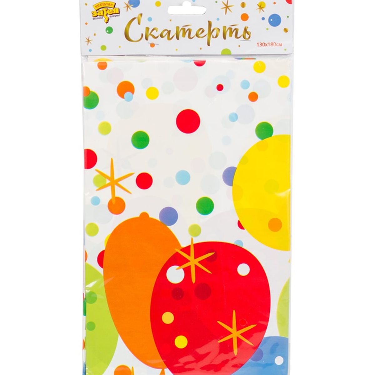 1502-4029 G Скатертина Кульки конфеті 130х180 см