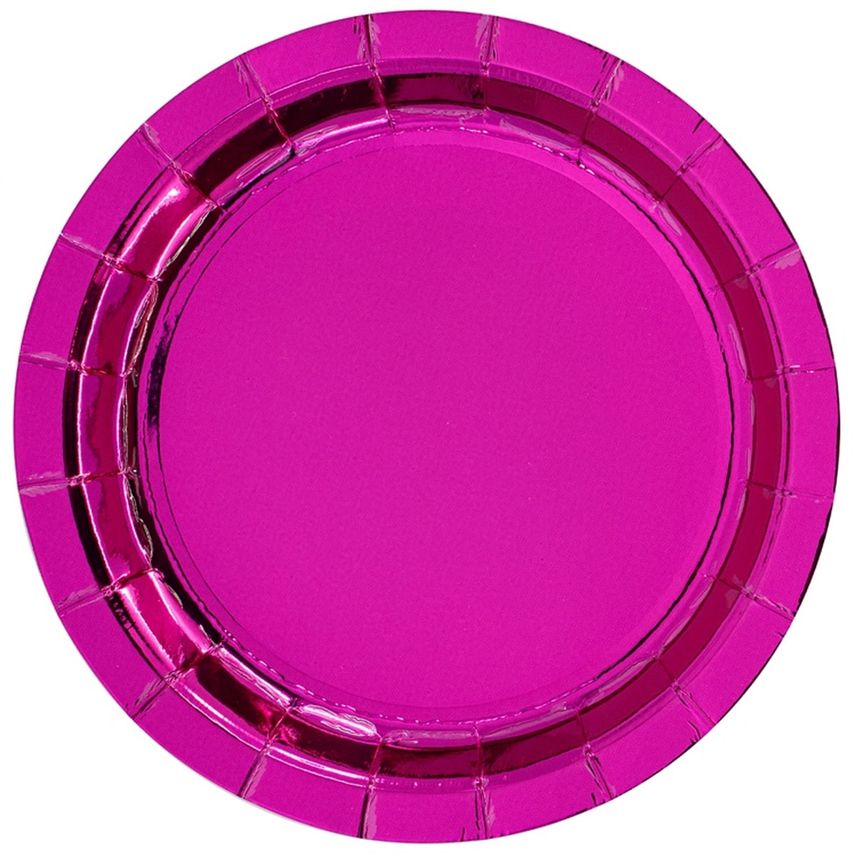 1502-4862 G Тарілки яскраво-рожеві 17 см 6 шт