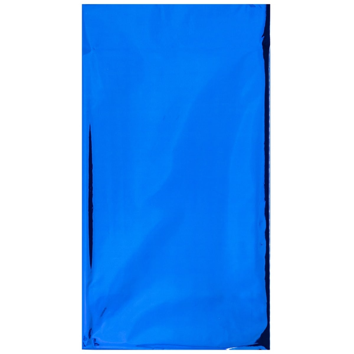 1502-4892 Скатерть фольг синяя 130х180см/G