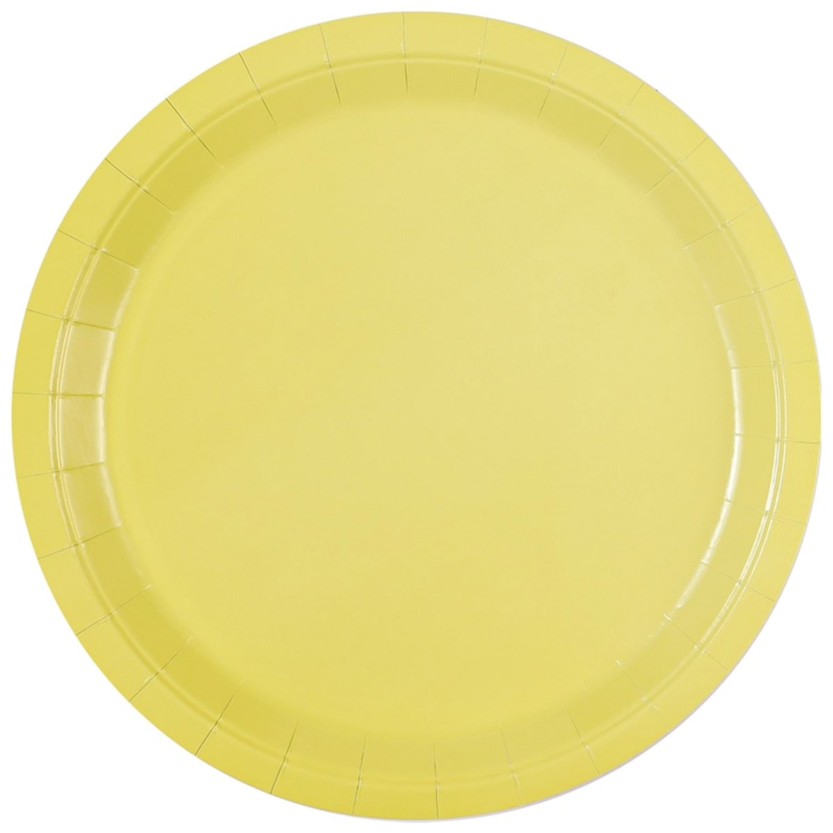 1502-4910 G Тарілки Пастель жовта 23 см 6 шт