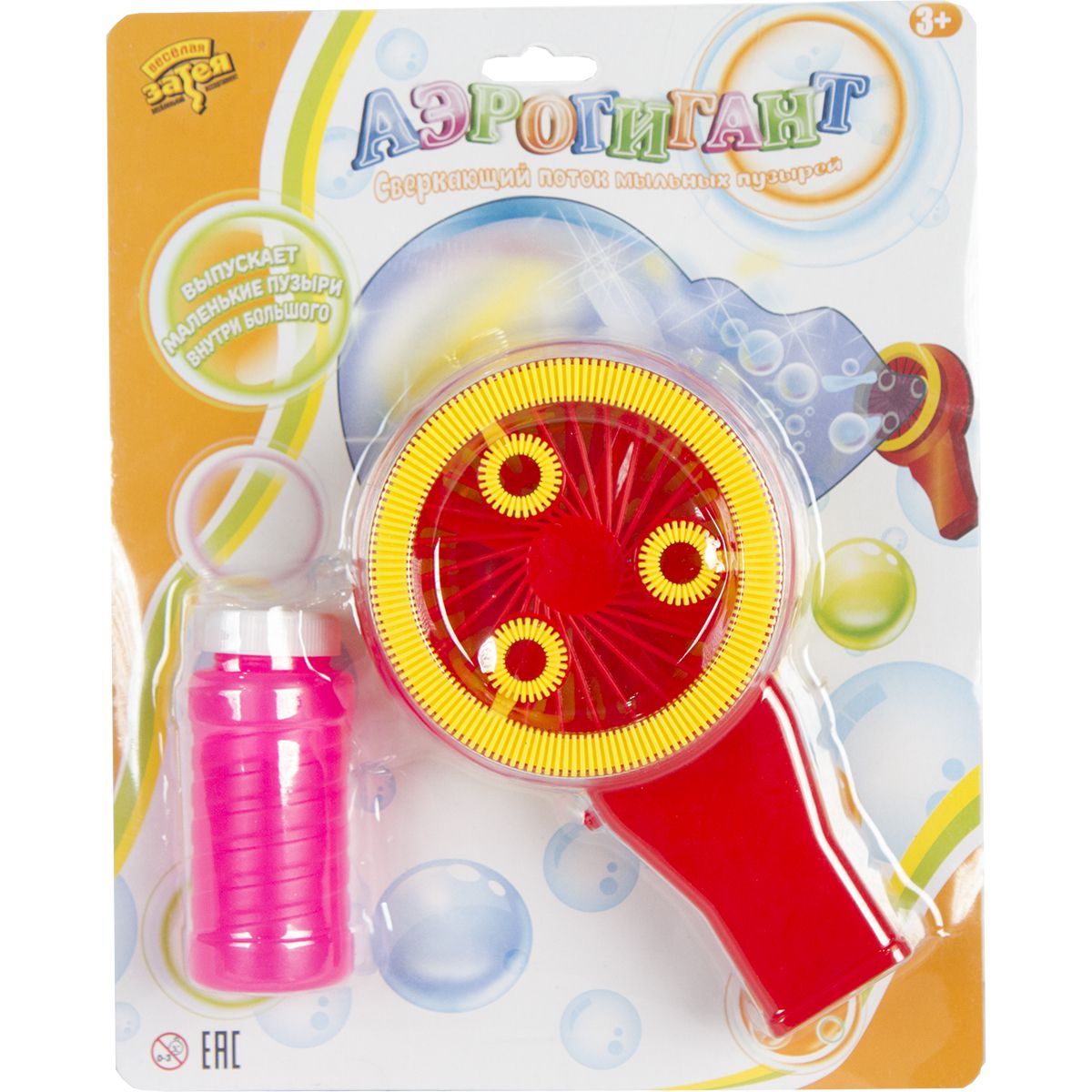1503-0399 G Іграшка з мильними бульбашками АероГігант