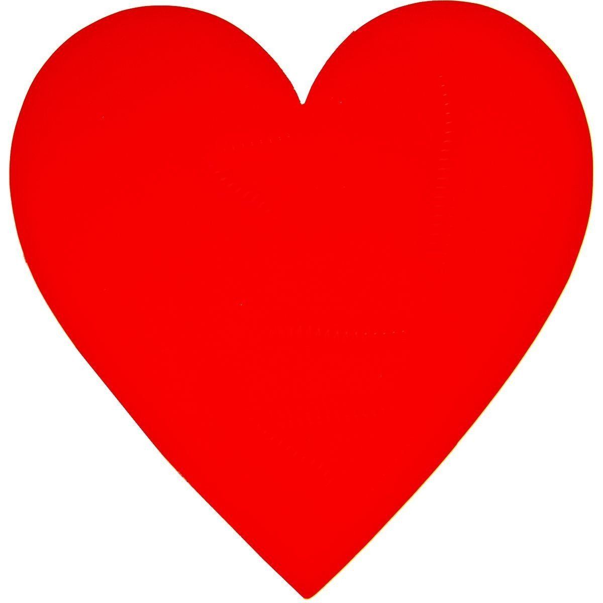 1505-0528 А Банер Серце червоне 27 см