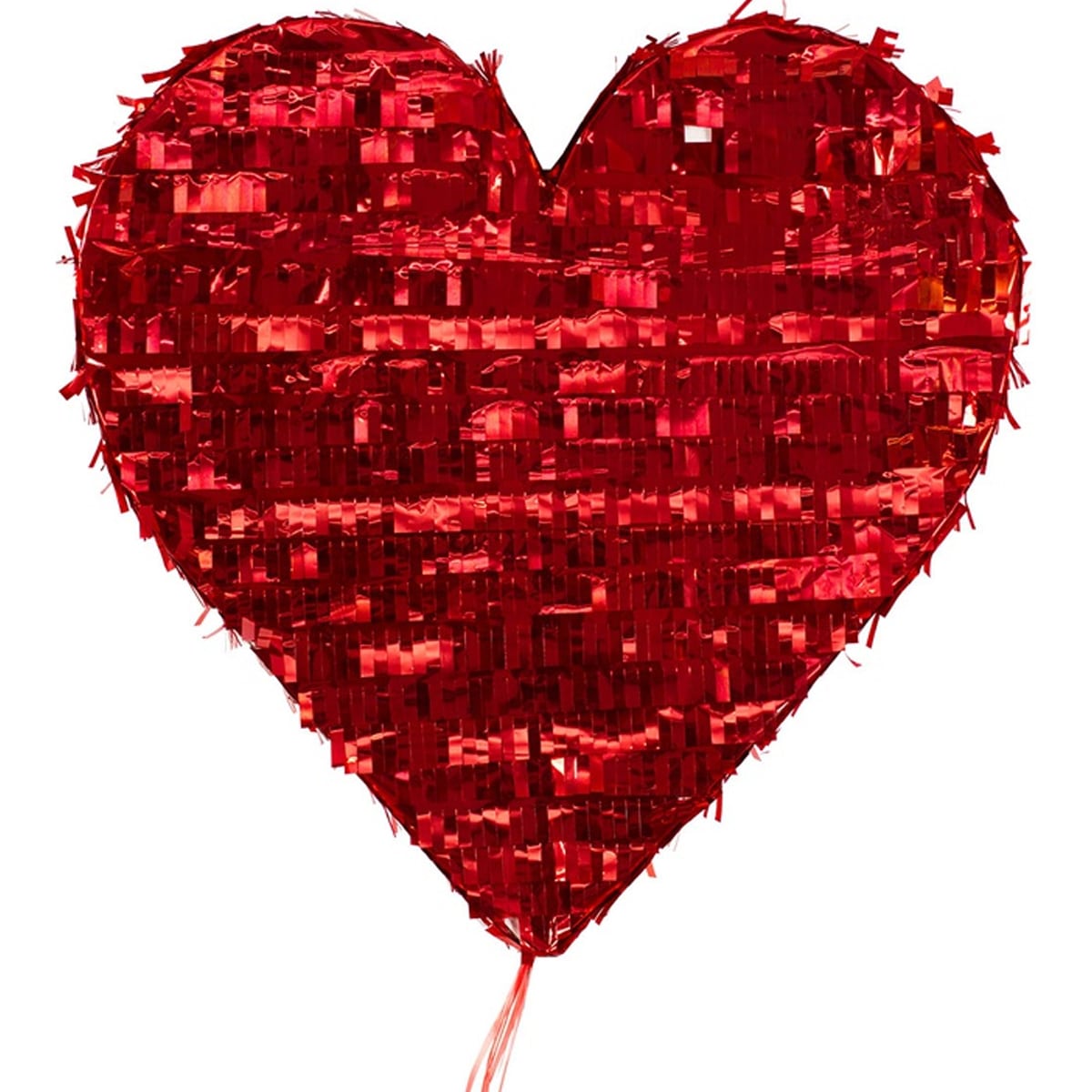 1507-1761 Пиньята Сердце красное с лентами