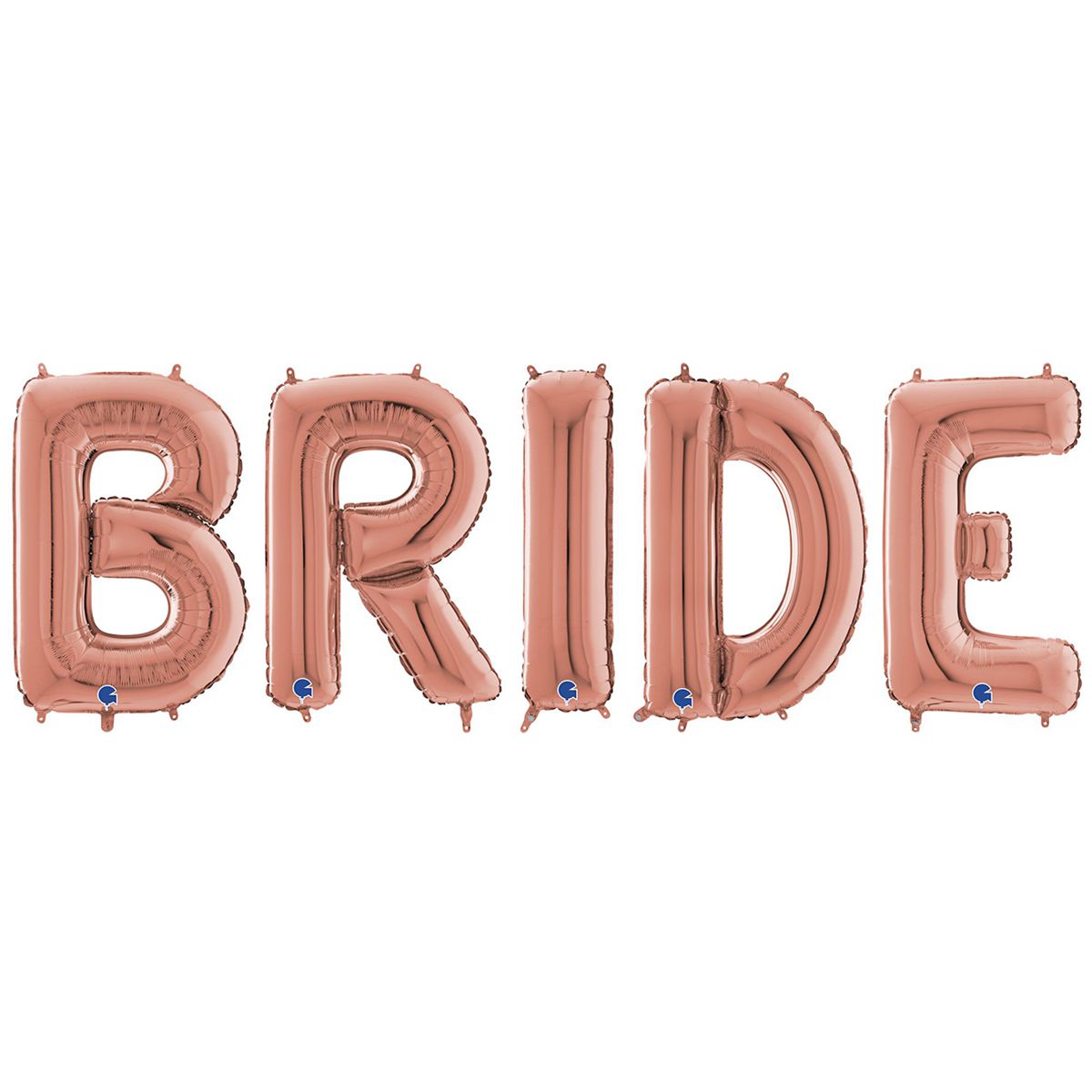 3207-1584 Г 26" УП Буквы Bride Невеста розовое золото