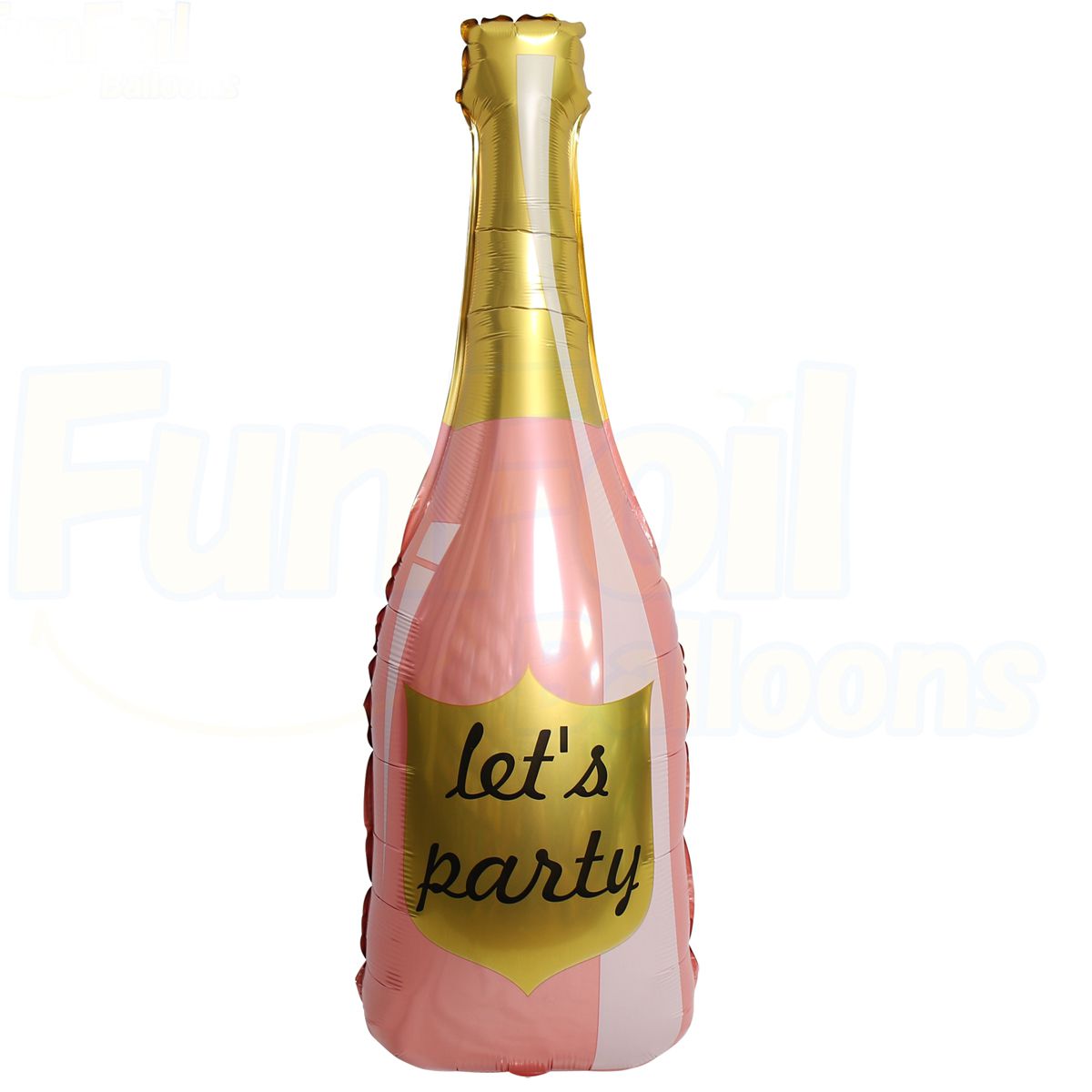 3207-3269 К ФИГУРА Бутылка розовое золото "Let's Party"