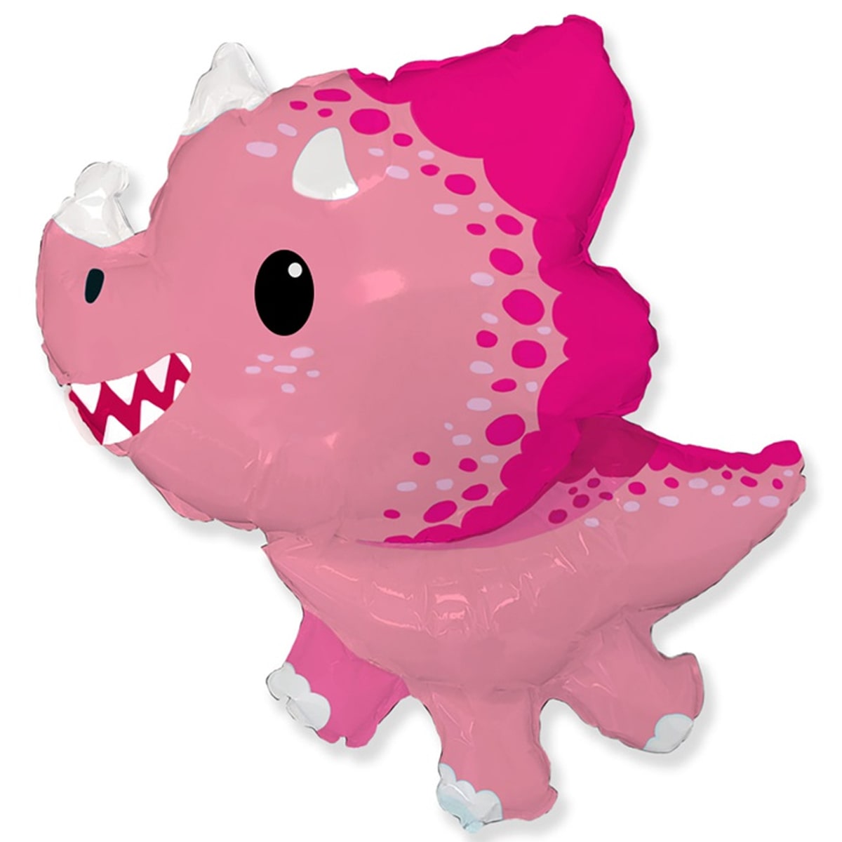 3207-3301 Ф Динозаврик Трицерапторс пастель розовый