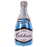 1207-4405 К Пляшка шампанского блакитна