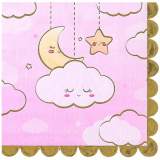 1502-5094 G Серветки Дитячі Мрії рожеві 25 см 6 шт