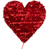 1507-1761 G Піньята Серце червоне зі стрічками