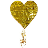 1507-1943 G Піньята Серце золотисте зі стрічками