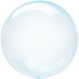 3202-1099 А Сфера 18" Прозора блакитна Crystal Clearz Сlear S40 ПАК
