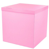 3302-0157 Коробка сюрприз для шаров розовая 70*70*70/У