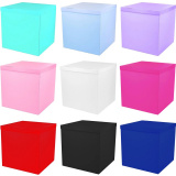 3302-0159 Коробка сюрприз для шаров цвета на выбор 70*70*70 5 шт./У