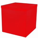 3302-0164 Коробка сюрприз для шаров красная 70*70*70/У