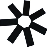 3501-0010 Конфетти прямоугольные черное 100гр/У