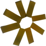 3501-0091 Конфетти прямоугольные золото 500гр/У