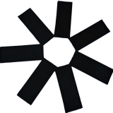 3501-0092 Конфетти прямоугольные черное 500гр/У