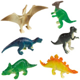 3501-3165 Набор игрушек пласт Счастливый динозавр 8 шт/A