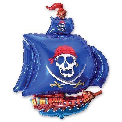 1207-1041 Ф Корабель пірата синій