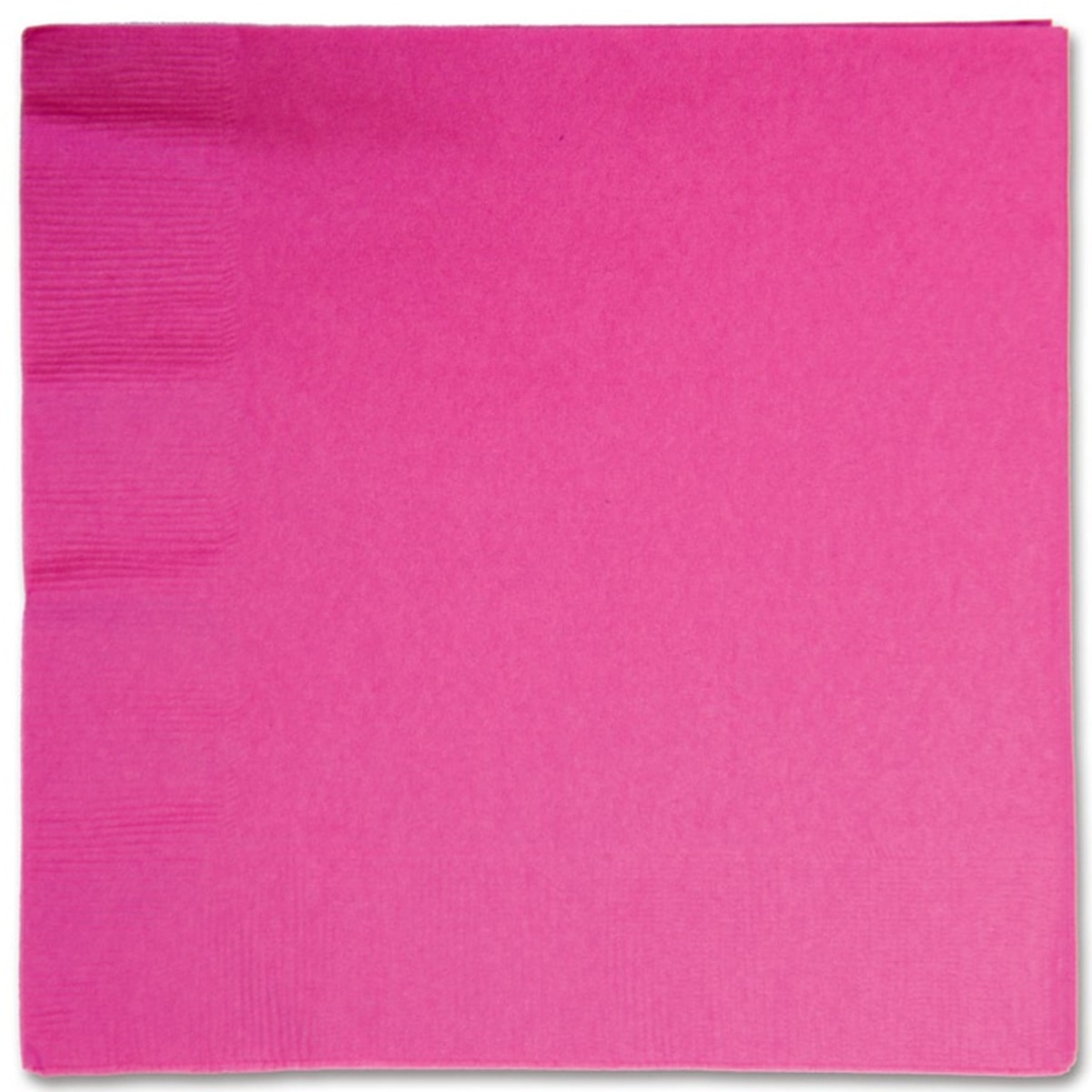 1502-1092 А Серветки яскраво-рожеві Bright Pink 33 см 16 шт