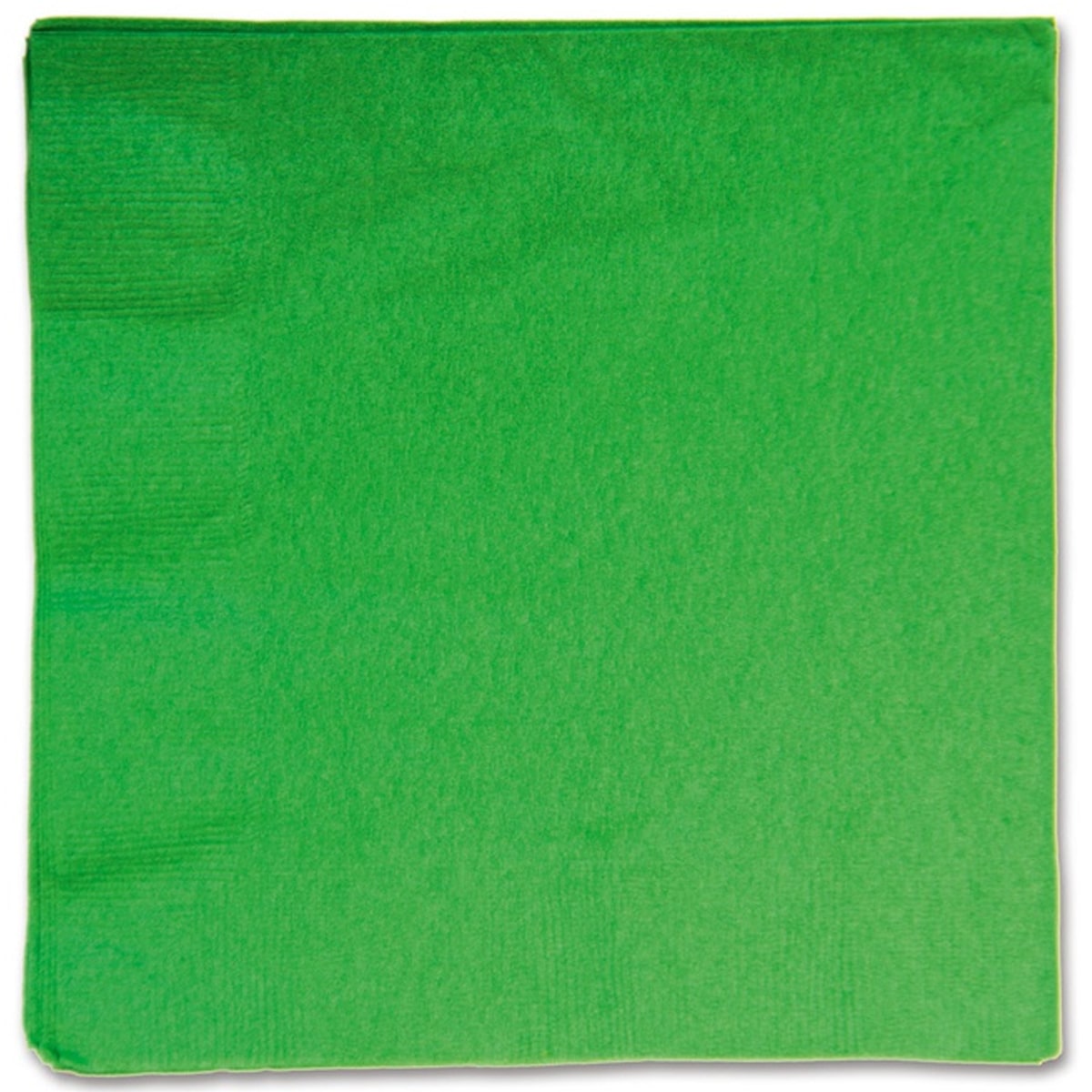 1502-1097 А Серветки зелені Festive Green 33 см 16 шт