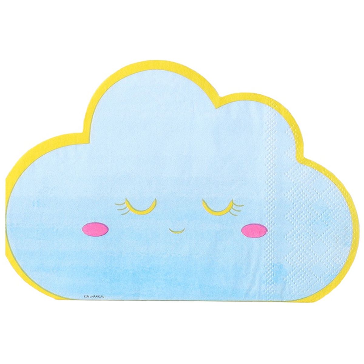 1502-5095 G Серветки Дитячі Мрії блакитні Хмаринка 33 см 6 шт