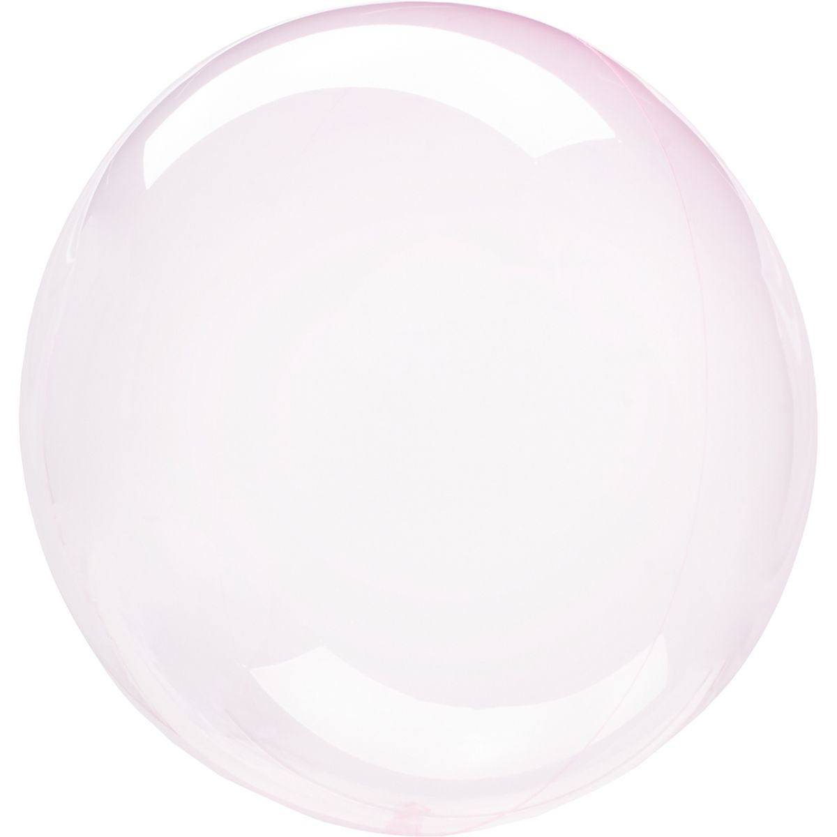 3202-1101 А Сфера 18" Прозора світло-рожева Crystal Clearz Сlear S40 ПАК
