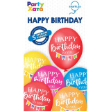 1111-5851 Набір латексних кульок Happy Birthday прапори 5 од ПАК