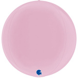 1209-0276 Г Сфера Б/М 15" Пастель рожева Pink 3D