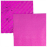1502-4865 Салфетка фольг ярко-розовая 33см 6шт/G
