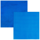 1502-4890 Салфетка фольг синяя 33см 6шт/G