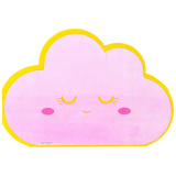1502-5096 G Серветки Дитячі Мрії рожеві Хмаринка 33 см 6 шт