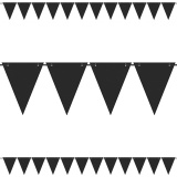 1505-1980 А Гірлянда-вимпел для кульок-літер чорна Black 3,75 м